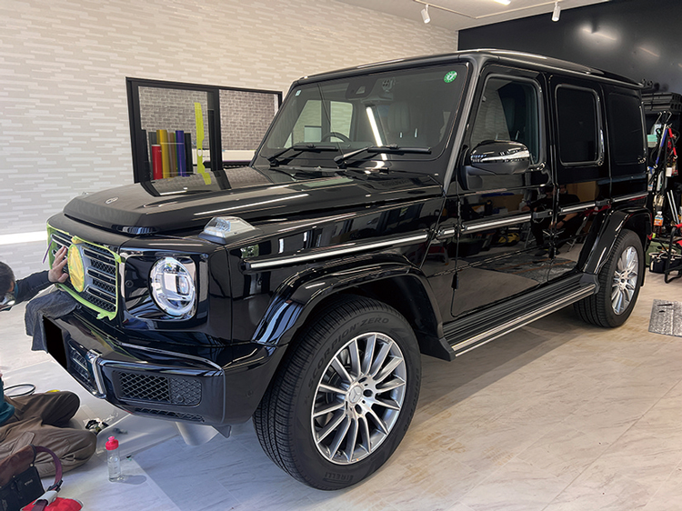 Mercedes-Benz G400d ラッピング＆塗装