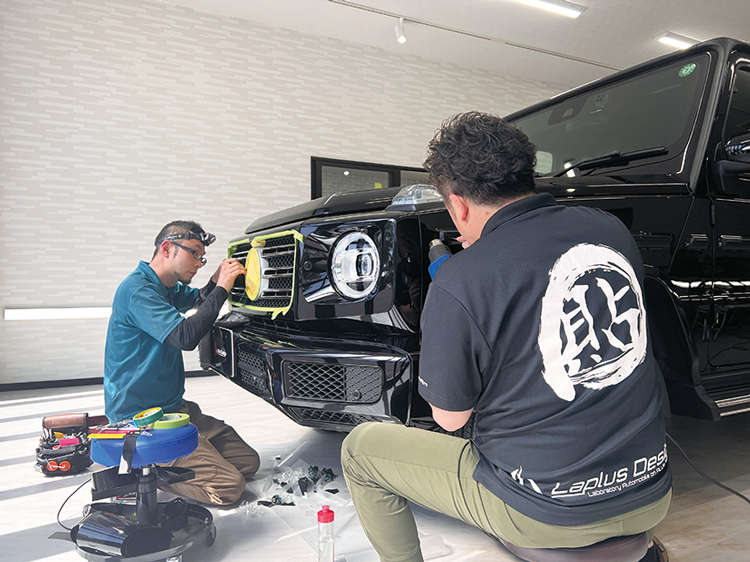 Mercedes-Benz G400d ラッピング＆塗装