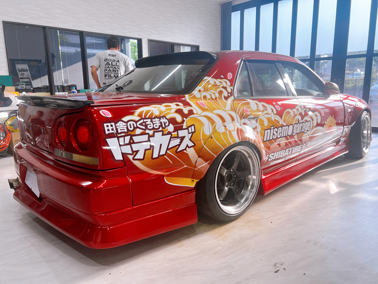 日産スカイラインGT-R カーラッピング アフター
