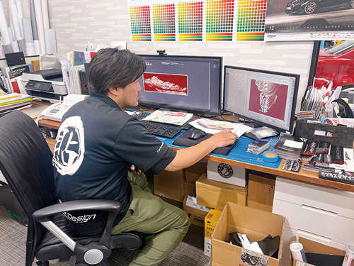 カーラッピングフィルム 出力