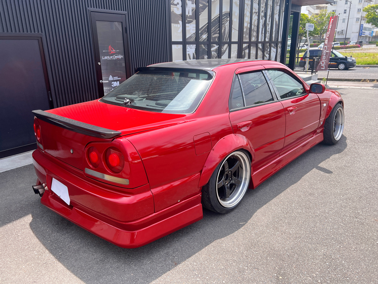 日産スカイラインGT-R カーラッピング ビフォー