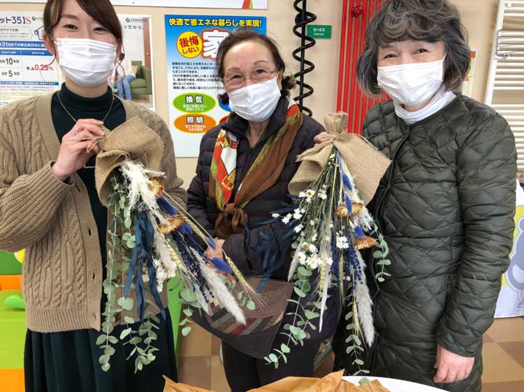 ナチュール・スワッグ制作③