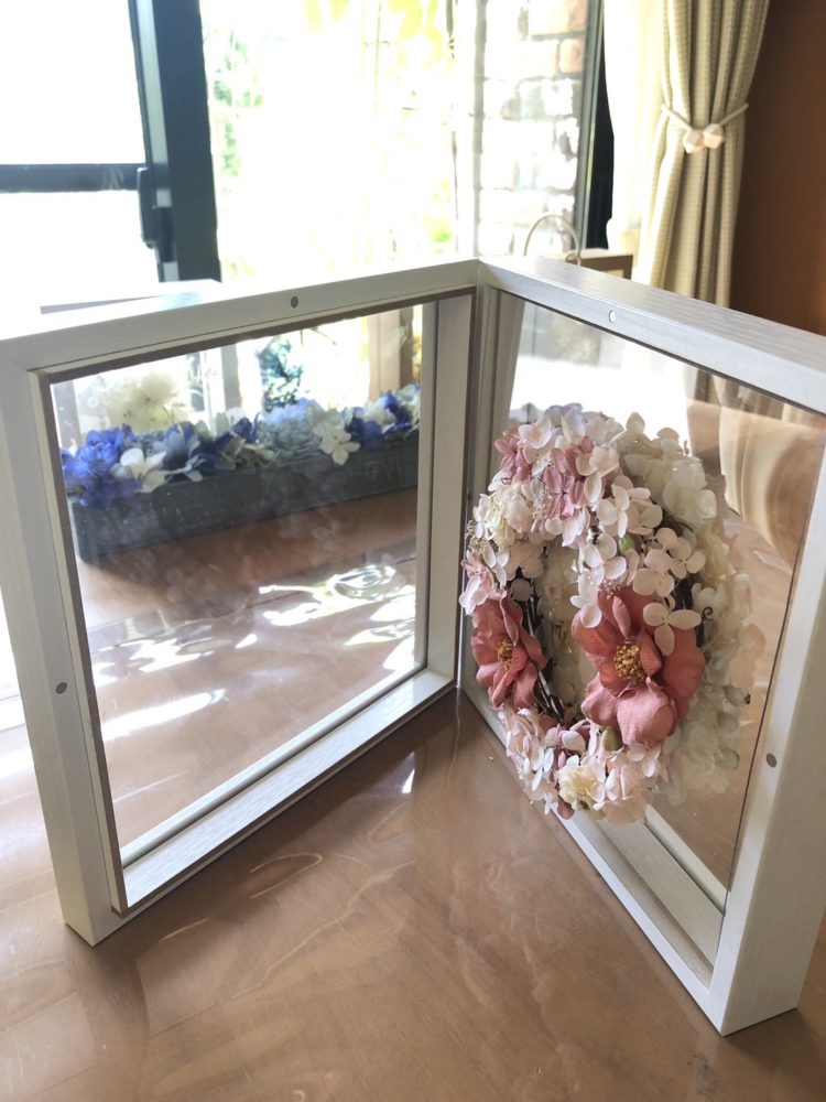 宙に浮くwoodボードアレンジ②