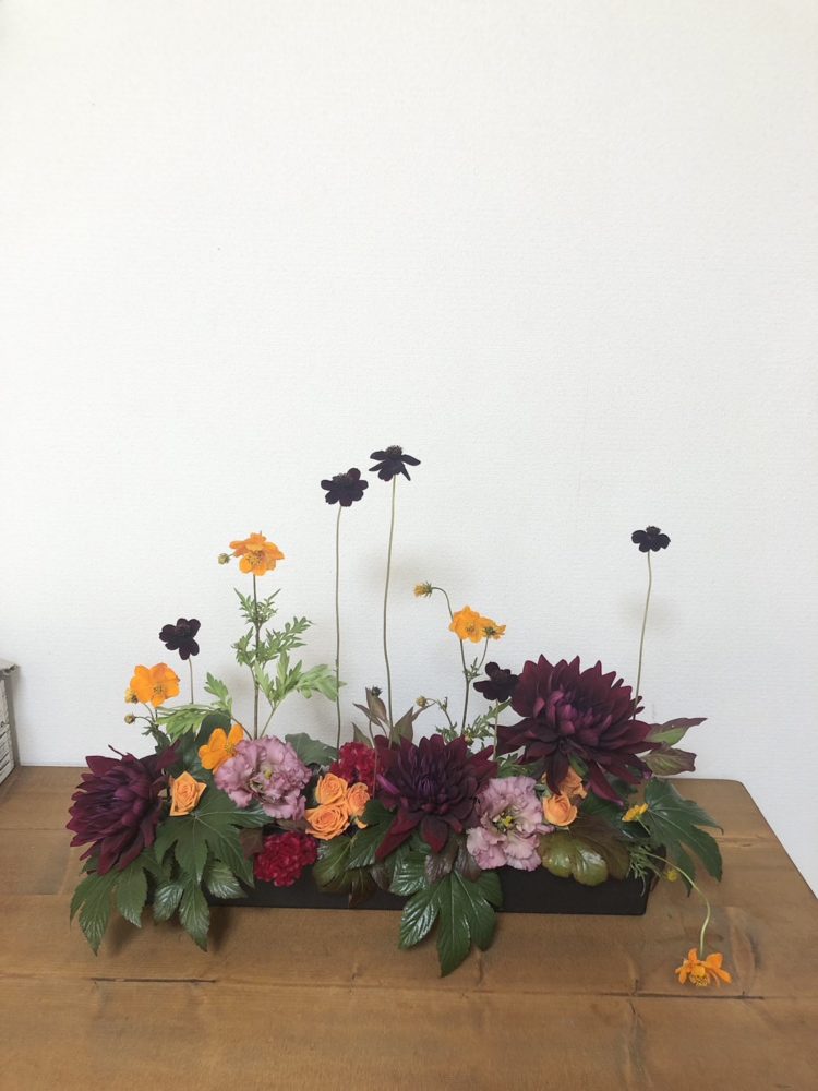 10月の生花レッスン③