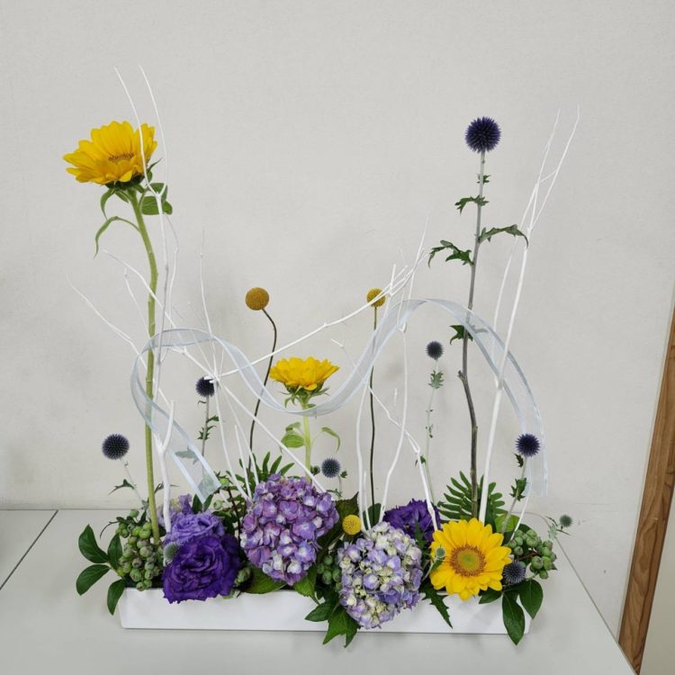 『花との融合』をテーマにアレンジ①