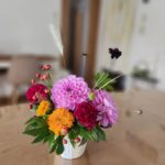 10月基礎クラスの生花レッスン①