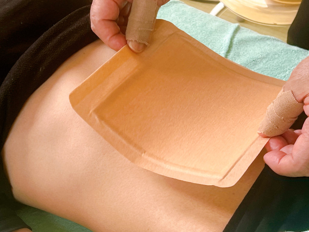 トウゴマ油と高濃度酵素液配合の温熱療法